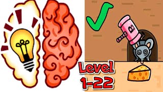 Brain Crack - Noob Vs Pro Gameplay Walkthrough Level 1-22 All Level Solution screenshot 2