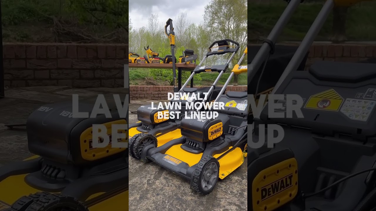 Have you seen these DeWalt battery powered lawn mowers? 