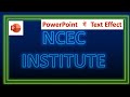 Neon Light Text Animation in PowerPoint | Glow Effect Tutorial पावरपॉइंट में   Text Effect animation