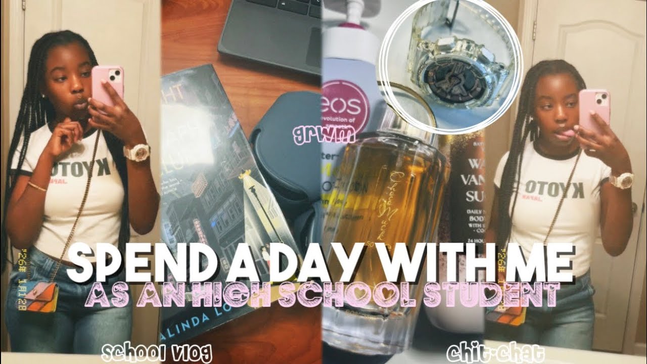 SPEND A DAY WITH ME AS A HIGHSCHOOL STUDENT 😘 | chit-chat, school vlog, grwm, tiktok, etc!