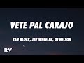 Yan Block x Jay Wheeler x DJ Nelson - Vete Pal Carajo (Letra/Lyrics)