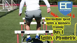 Intermediate Speed Agility & Quickness | Day 1 | Agility &  Plyometric Drills