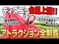 【これはヤバイ】台風上陸のディズニーランドでアトラクション全制覇に挑戦してみた