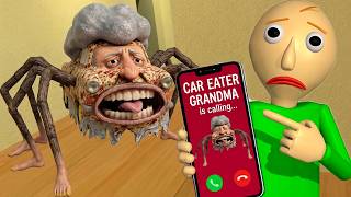 Why CAR EATER GRANDMA is Calling Baldi Basics.. in Garry`s Mod screenshot 1
