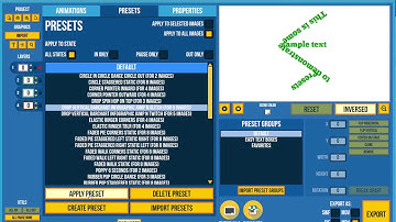 Understanding Presets In Easy Animator Pro