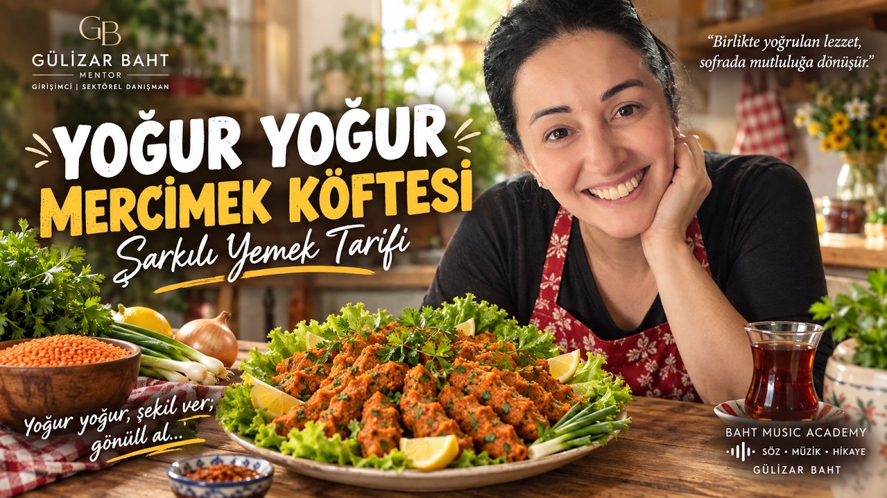 YOĞUR YOĞUR MERCİMEK KÖFTESİ | ŞARKILI YEMEK TARİFİ 🎶