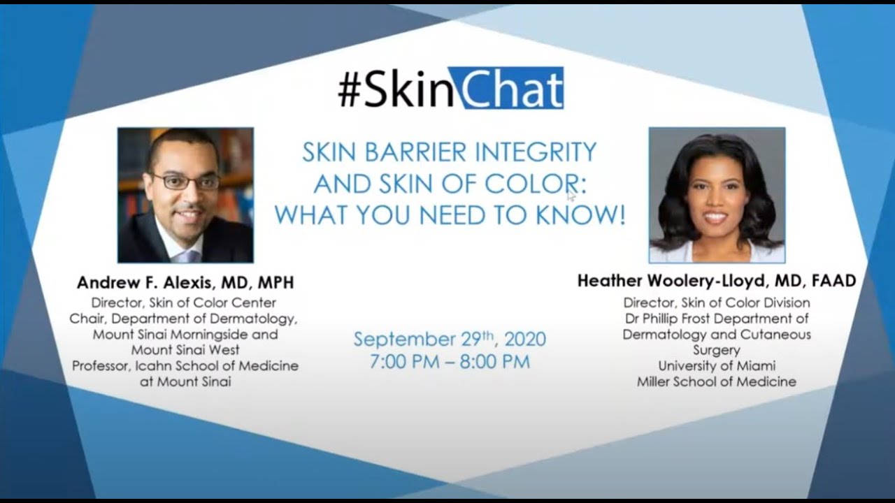 Skin Barrier Integrity and Skin of Color  What you need to know!
