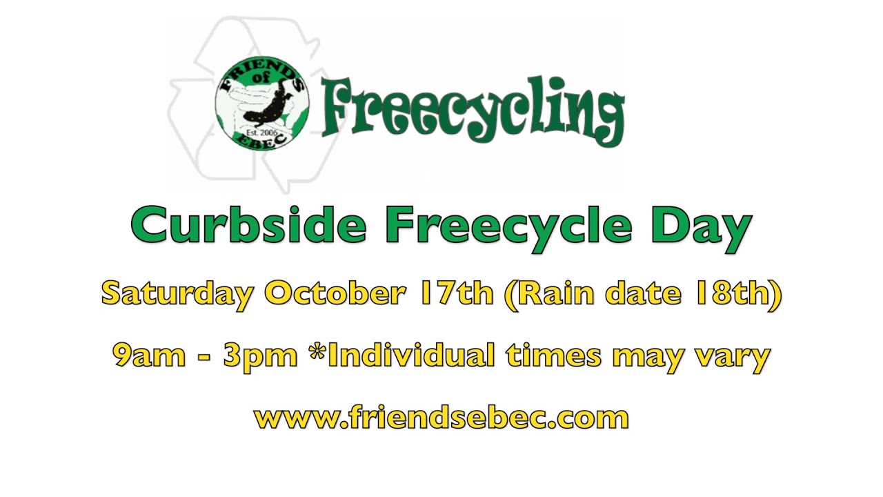East Brunswick Freecycle Day Promo YouTube