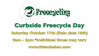 East Brunswick Freecycle Day Promo