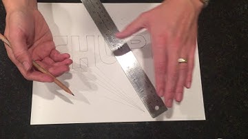 How to draw block letters in one point perspective