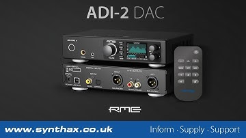 RME ADI 2 DAC - An Introduction