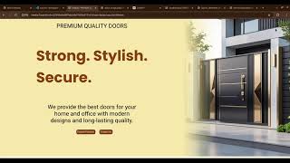 frontend design and developing HTML CSS Javascript