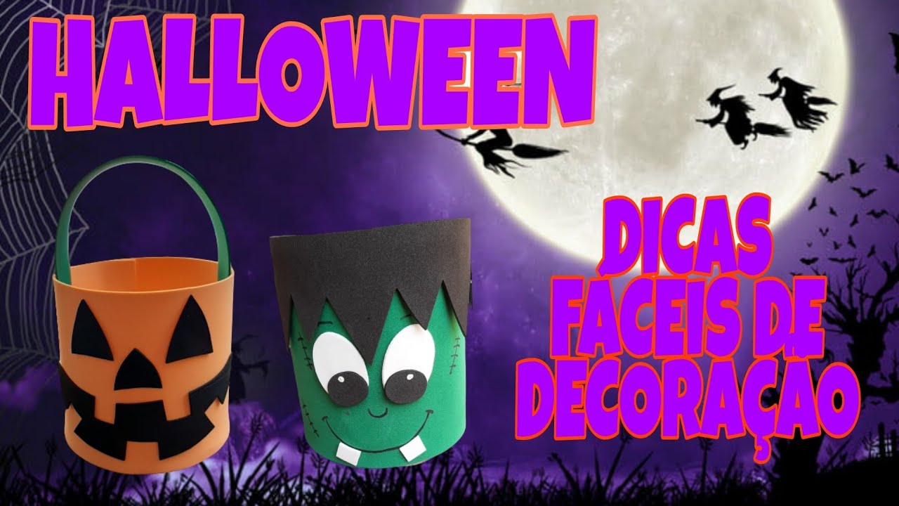 DICAS FÁCEIS DE DECORAÇÃO PARA O HALLOWEEN