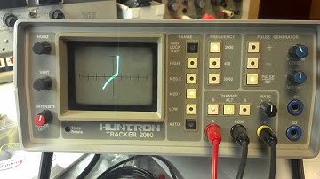 Huntron Tracker traces of Yaesu FT-1000MP LPF board diodes.