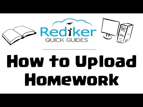 Rediker/Portal Plus How to Upload Homework Tutorial