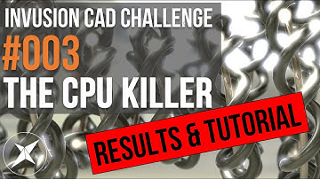 Invusion CAD Challenge #003 RESULTS & TUTORIAL! No-one got it right! Not even me!