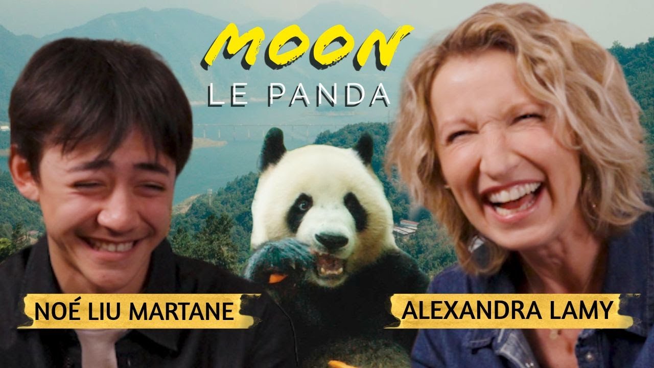 Alexandra Lamy et Noé Liu Martane révèlent les Secrets du film "Moon, le Panda"