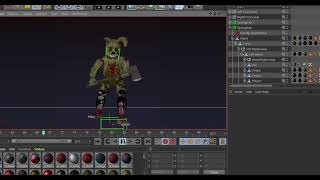 (fnaf/c4d) dbd springtrap animations fanmade