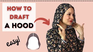 How to draft a hood  quick and easy, step by step!