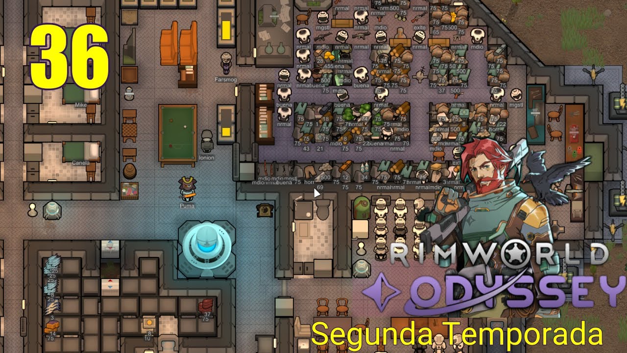 RIMWORLD: ODYSSEY DLC T2Cp 36|Puuumaaa!!!| Gameplay Español