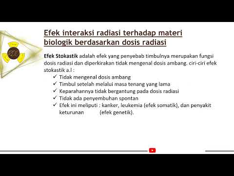 Video: Karakteristik apa yang dimiliki radiasi LET transfer energi linier tinggi jika dibandingkan dengan radiasi LET rendah?