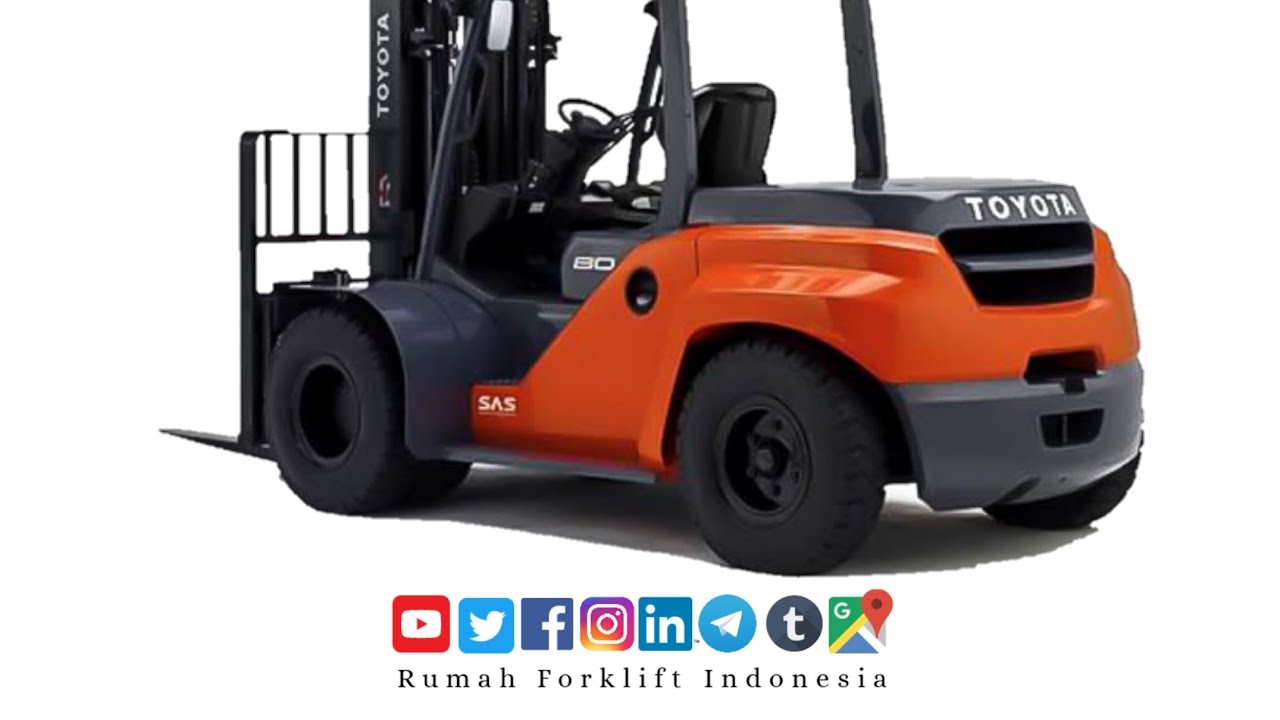 Harga Model Spesifikasi Sales Forklift Diesel 8 Ton Toyota 8fd80n V Fv Fsv 30 40 43 45 47 50 6 Youtube