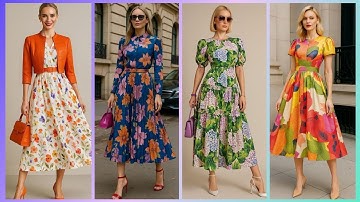 The Most Beautiful MODEST FLORAL Dresses