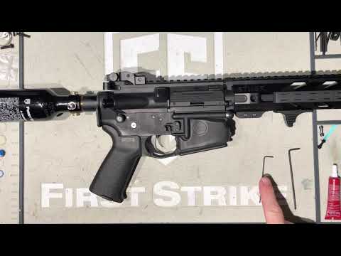 How to adjust for first strike T15 recock screw for cold weather/regular play