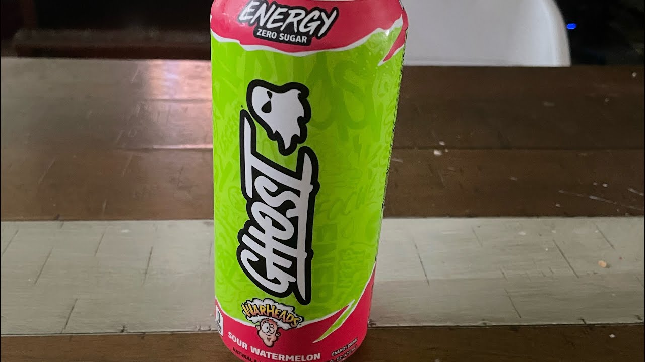 Ghost energy, sour watermelon, warhead flavor drink review. YouTube
