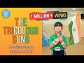 The TRICOLOUR song | Tiranga Song | Rhymetime Rabbit | Patriotic song for children