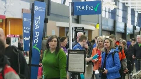 TSA wait times will increase during the holiday season