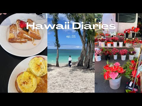 Hawaii diaries ep_01 ｜【ハワイ VLOG】おすすめグルメ/カイルアビーチ/ワイキキ/ファーマーズマーケット