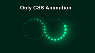 HTML CSS only animation effects | Infinity @Easy Editing Tutorial