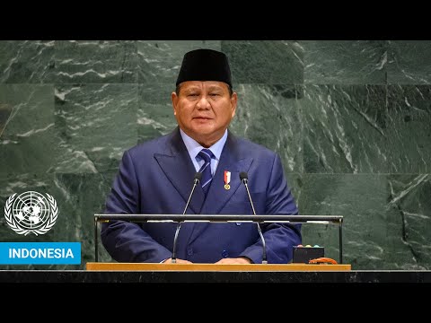 🇮🇩 Indonesia - President Addresses United Nations General Debate, 80th Session | #UNGA