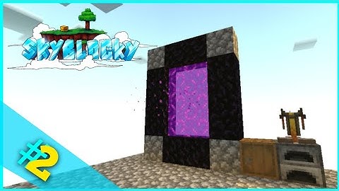 Part 2 Skyblock Minecraft I Build Nether Portal And Exploring In Hindi