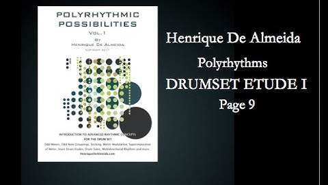 Polyrhythms Drum Set Etude I
