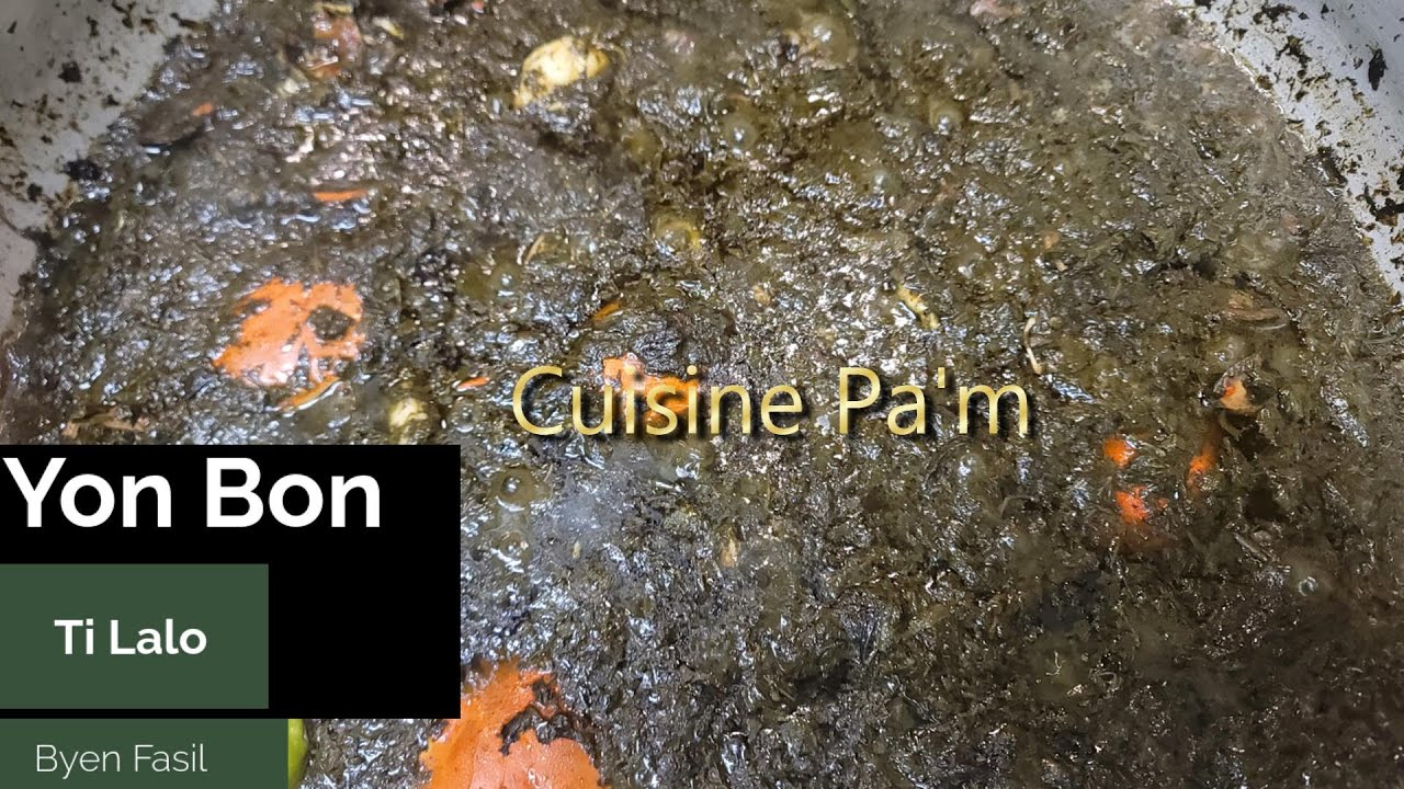 Yon bon ti Lalo byen fasil.#haitiancuisine #haitianculture #haitianfood ...