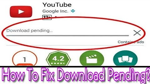 How To Fix Download Pending Problem In Google Play Store? 100% working trick