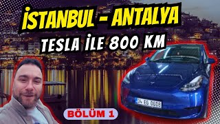 Tesla Model Y ile İstanbul–Antalya 800 KM! Menzil Testi, SüperŞarj Yarışı ve Şarj Maliyetleri