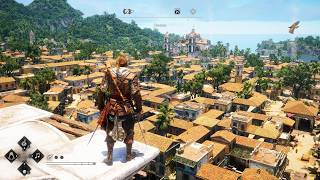 Assassins Creed Black Flag Resynced - Havana - Open World Free Roam Gameplay (PC UHD) [4K60FPS]