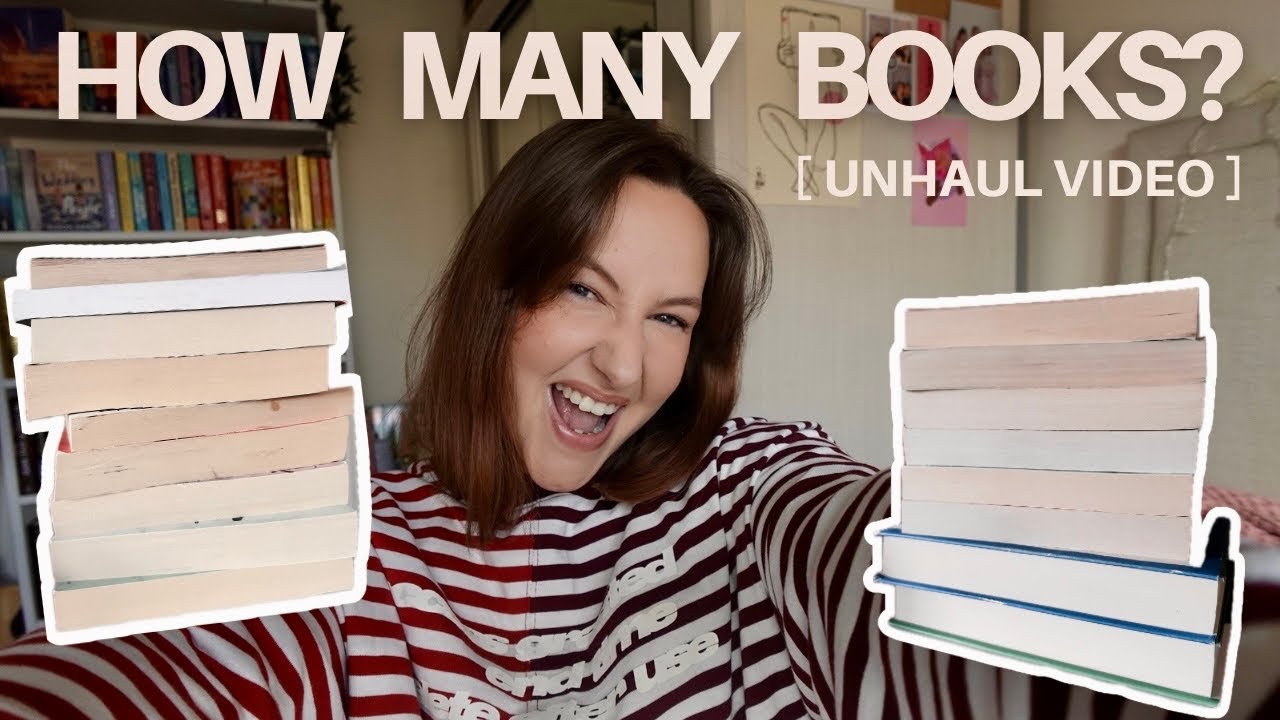 finally unhauling some books 📚👋🏻 