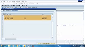 SAP ABAP Tab strip using Wizard