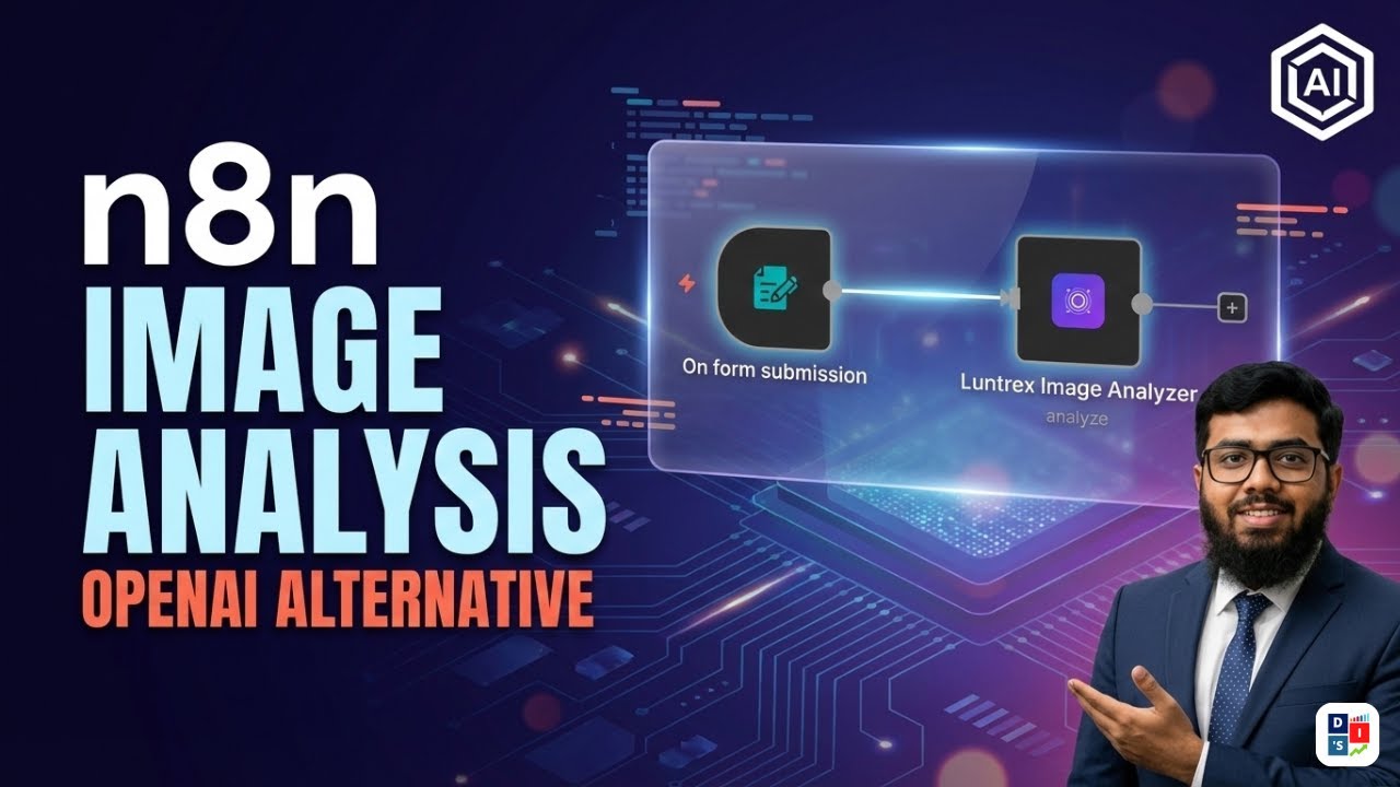 OpenAI আর না! 🔥 n8n এ Luntrex দিয়ে ইমেজ অ্যানালাইসিস | Luntrex Image Analyzer Tutorial