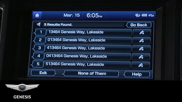 How to Enter a Destination Using Voice Command | Genesis G80 | Genesis USA