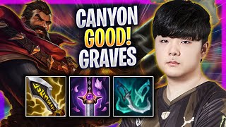 CANYON IS SO GOOD WITH GRAVES! - GEN Canyon Plays Graves JUNGLE vs Viego! | Season 2024