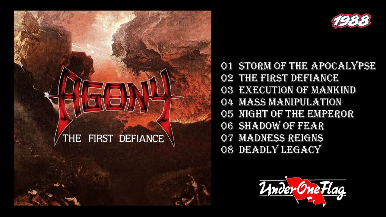 Agony - The First Defiance (1988) Full Album, Thrash Metal from Sweden, Under One Flag