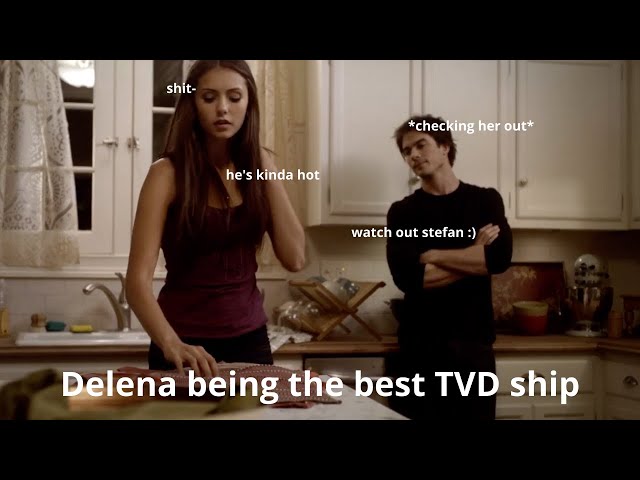 Delena being the best tvd ship for 4 minutes and 24 seconds class=