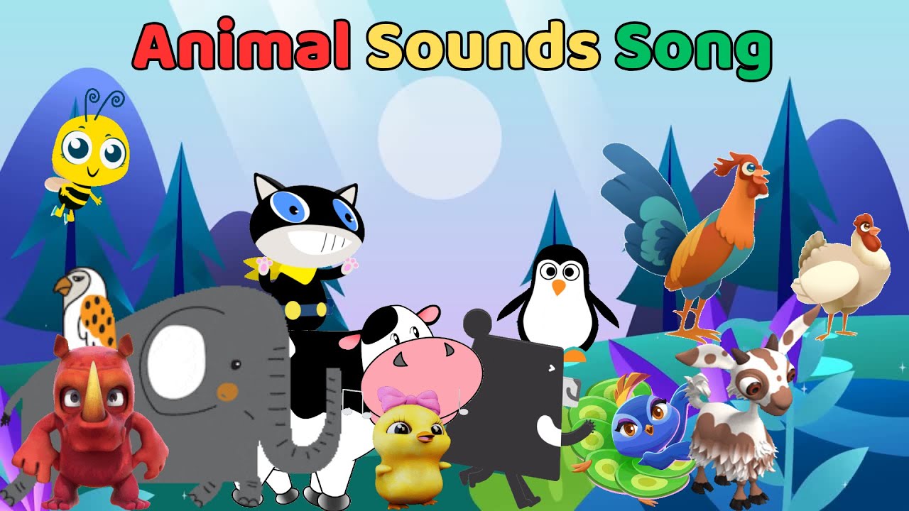 Animal Sounds Song N7T5 | Nursery Rhymes | Kids TV Education