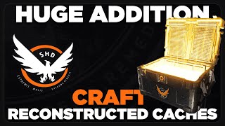 WE CAN CRAFT WHAT?! Huge Retaliation Addition ~ *Craft Recon Caches* |  The Division 2
