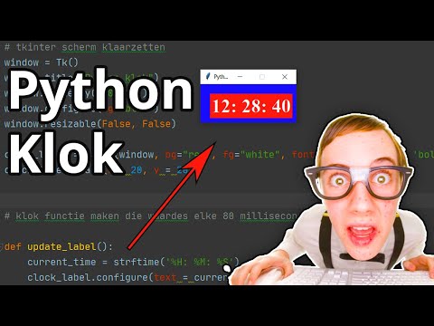 How to Program a Clock in Python? (Tkinter)